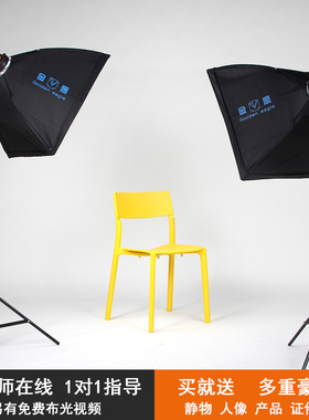 金鹰300w闪光灯 摄影灯影室灯摄影棚闪光灯套装静物证件照产品拍摄拍照灯 FX300套装