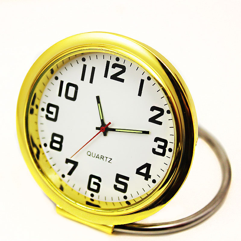 座式学生防水中老年机械台式石英表初高中时尚潮流大表盘大数字表