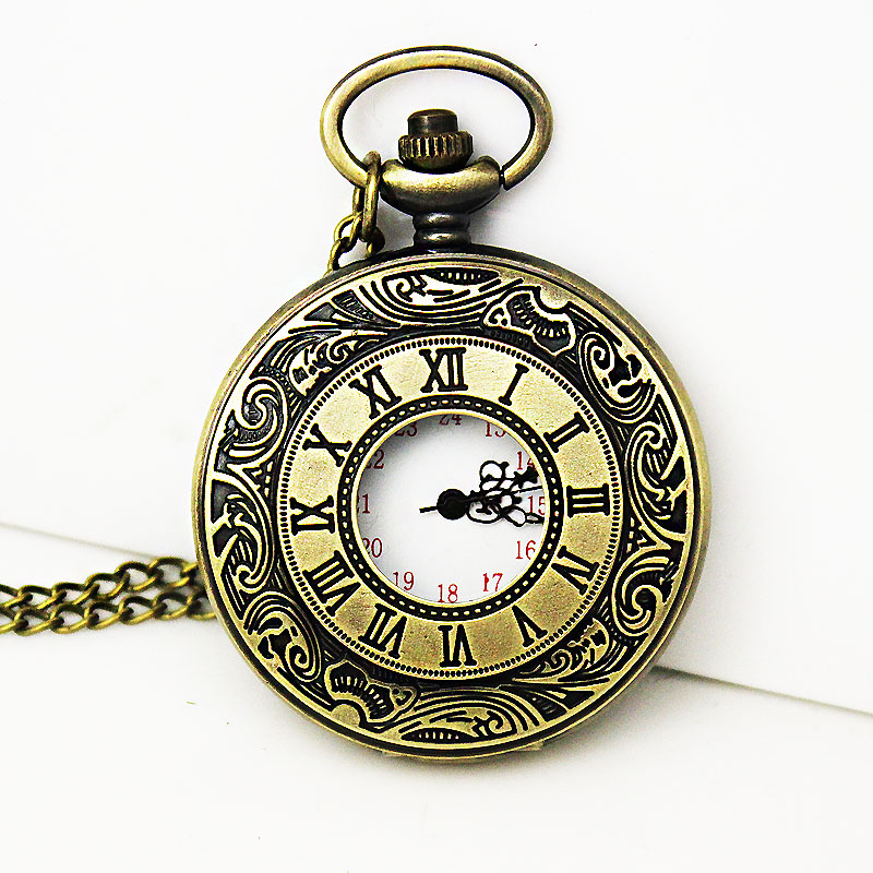 怀表复古配饰白领学生表潮流男女项链石英表照片手表翻盖陀表挂表