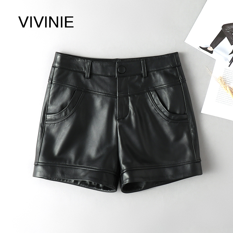 VIVINIEÕæÆ¤¶Ì¿ãÅ®2019ÇﶬпîÃàÑòƤ¸ßÑüÏÔÊݰüÍÎÆ¤¿ãÑ¥¿ãÈÈ¿ã
