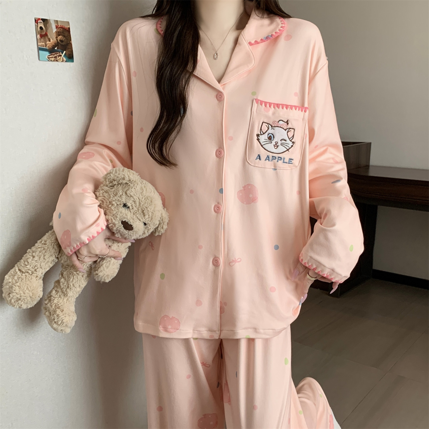 少女心德绒睡衣女2026新款秋冬季