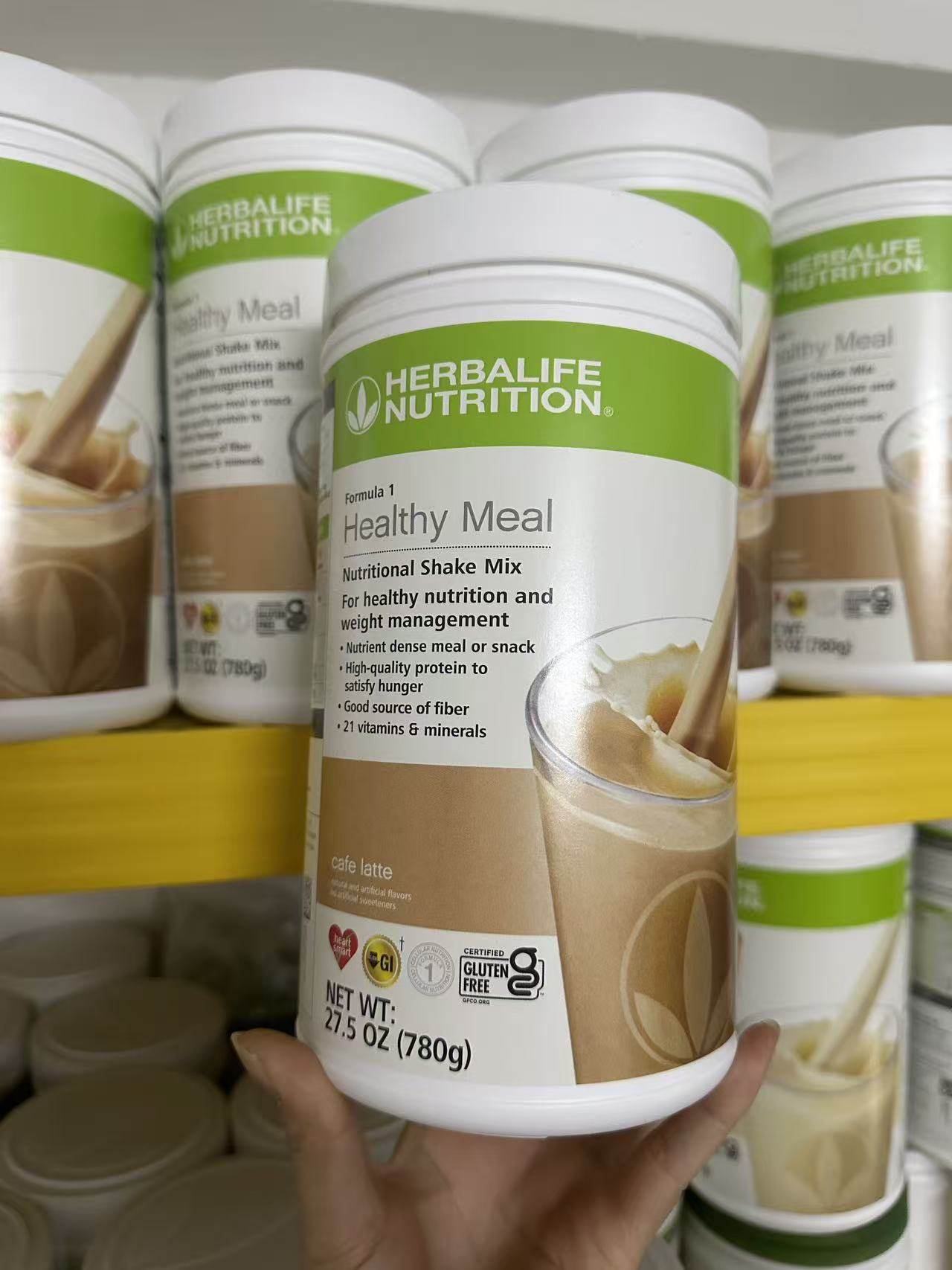 美国康宝莱代餐奶昔代餐粉巧克力味咖啡味草莓味香橙香草味奶昔