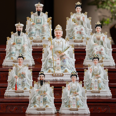 汉白玉四大家族神像东北