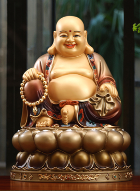 招财家用大肚开心笑佛弥勒佛摆件