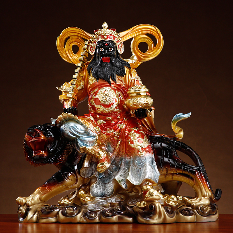 武财神赵公明神像摆件店铺招财像