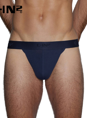 C-IN2夏季新品男丁字裤小网眼透气露臀性感U凸低腰单丁裤4602PB