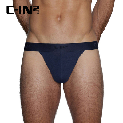 C-IN2新品男丁字裤小网眼透气露臀性感U凸低腰单丁裤4602PB