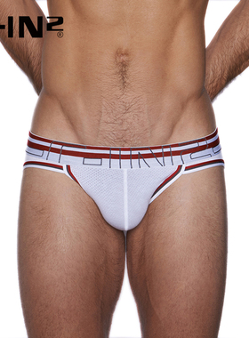 C-IN2新品三角内裤男薄款小网眼透气低腰U凸性感高叉三角3214