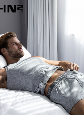 C-IN2原装进口全棉圆角方领男士背心 运动排汗舒适男背心 4127