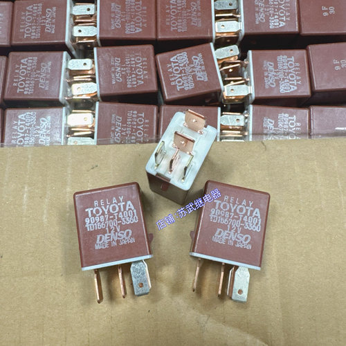90987-T4001电装丰田继电器汽车雨刮继电器12V5脚156700-1700