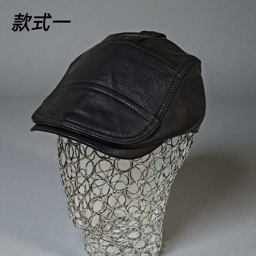 【澜泊皮帽】头层山羊皮鸭舌帽简约百搭时尚潮流休闲保暖舒适,服饰配件/皮带/帽子/围巾,帽子,淘宝优惠券,粉丝福利购,淘宝优惠卷