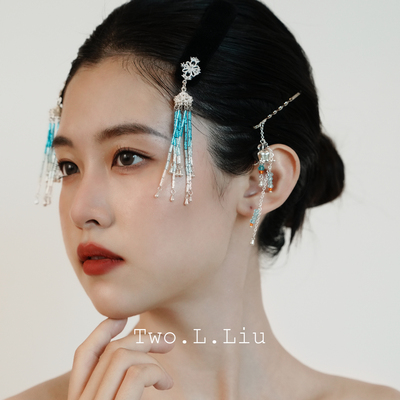 新中式国风民族风复古流苏发饰