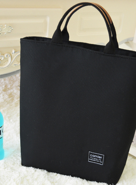 A4补课手提袋防水手拎包帆布包手提包饭盒包饭盒袋便当包补习袋子