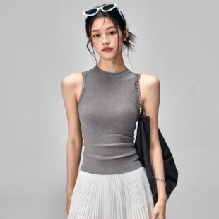 运动背心女紧身显瘦瑜伽服无袖跑步运动上衣外穿普拉提训练健身T