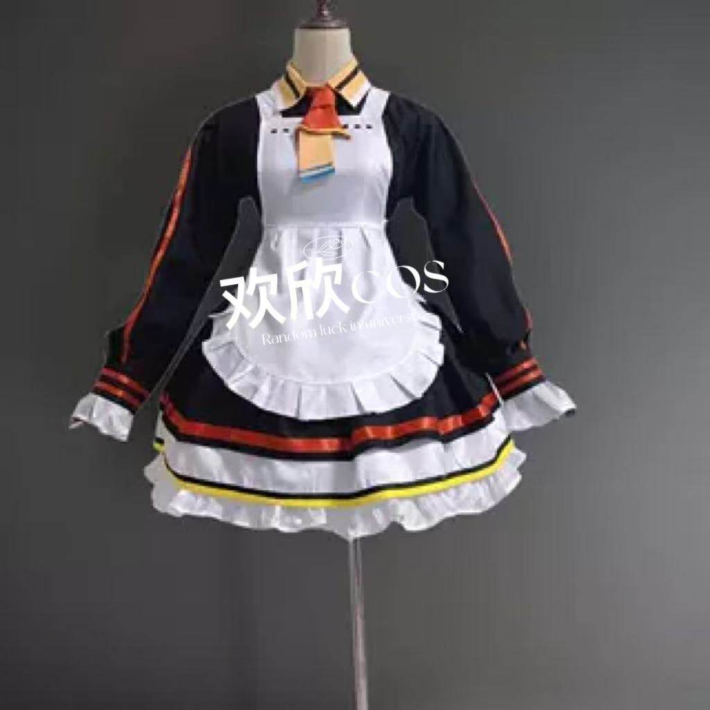 碧蓝档案cos枫香Cosplay女装可爱风女仆裙服装定制