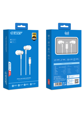 A13 A12手机线控数字解码耳机重低音半入耳式耳塞 type-c 3.5MM