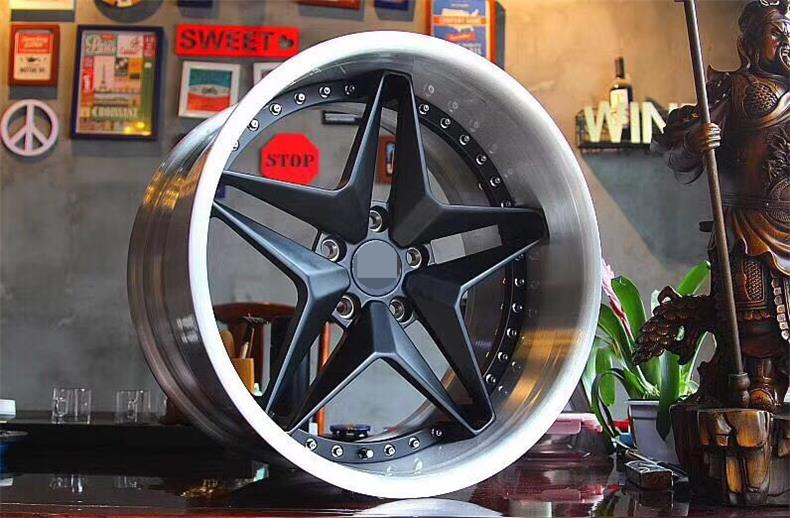 适配于宝马M3 M4 奔驰C43 C63保时捷正品万吨锻造两片式终身质保