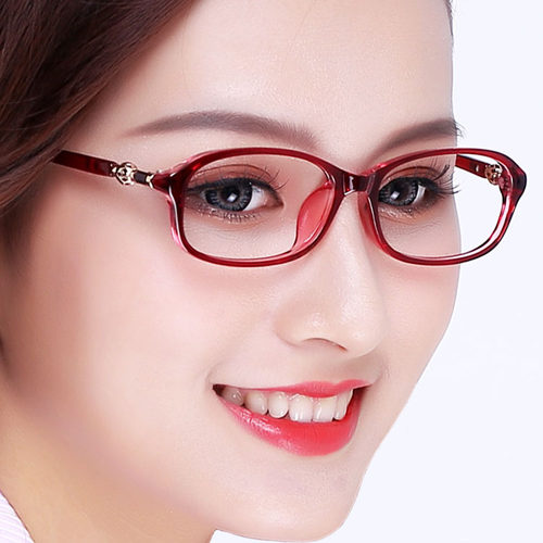 超轻tr90变色老花50/100/150/200/300/350/400度老花镜近视镜女
