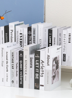 仿真书假书摆件装饰拍照道具模型