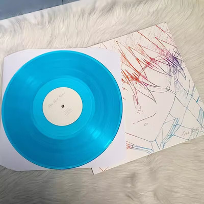 宇多田光 One Last Kiss EVA 新世纪福音战士 原声水晶蓝胶LP唱片