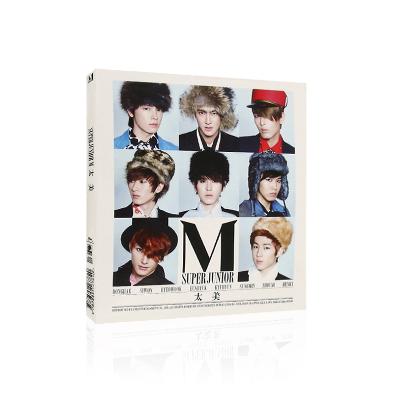 Super Junior-M 太完美迷你专辑CD光盘流行歌曲碟片+写真歌词本