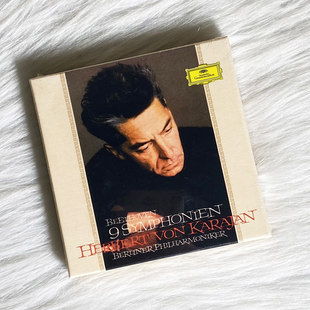 进口 5CD 贝多芬交响曲全集 1963年交响乐集锦 1CD 卡拉扬 原装