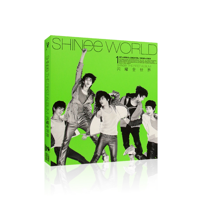 SHINee-SHINEE WORLD闪耀全世界专辑CD光盘流行歌曲碟片+歌词本
