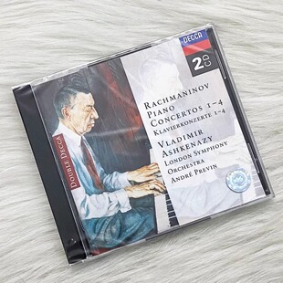 原装普列文《拉赫玛尼诺夫: 钢琴协奏曲No.1-4》2CD唱片 4448392