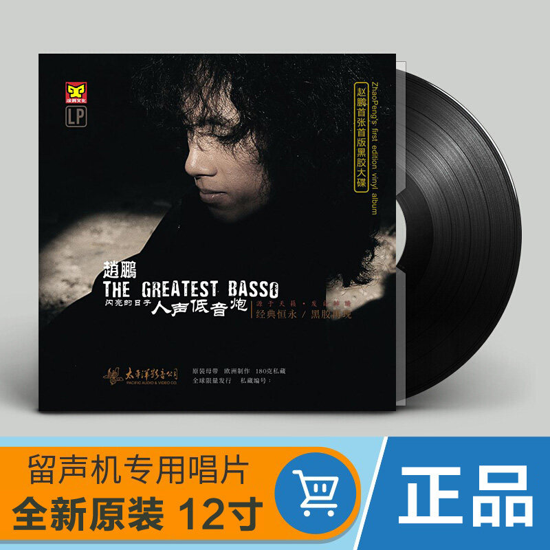 正版 赵鹏 闪亮的日子 人声低音炮黑胶LP唱片留声机12寸唱盘
