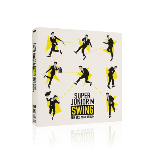 Super Junior-M/SWING 嘶吼CD专辑流行歌曲碟片+写真歌词本+卡片
