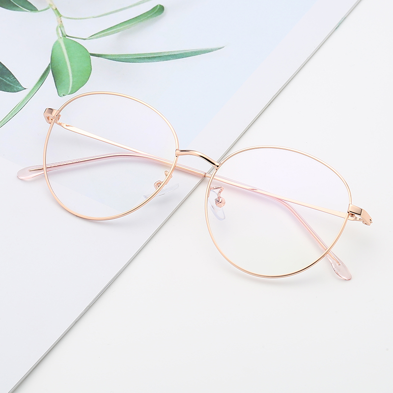 时尚玫瑰金超轻眼镜框