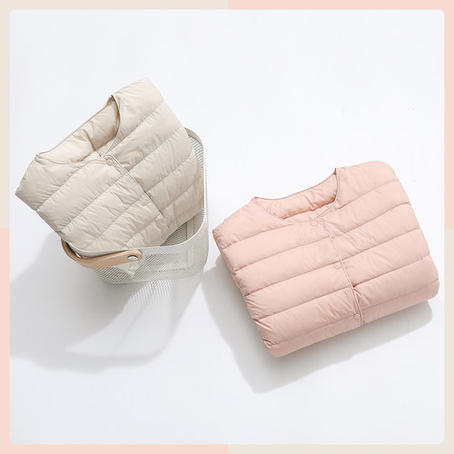 通勤韩版短款圆领轻薄款羽绒内胆