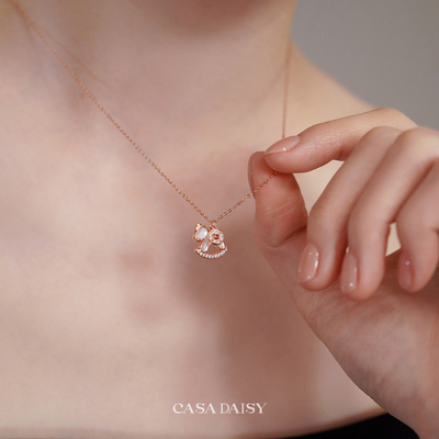 「以梦为马」白贝小马纯银项链