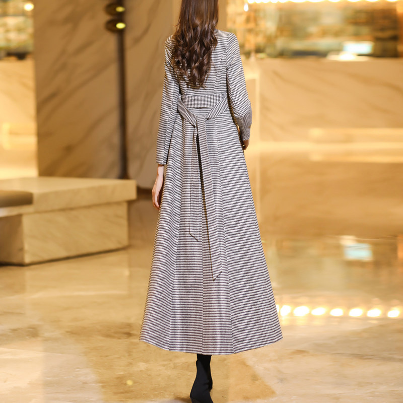 长款大衣女2023冬季新款流行毛呢外套