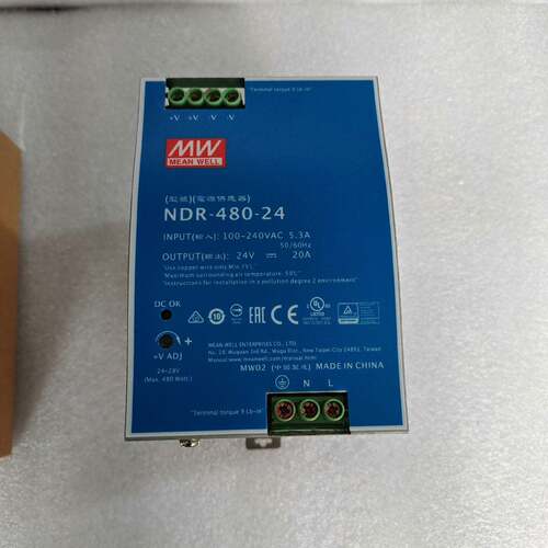 可维修NDR-480-24，台湾导轨电源24V20A 正议价