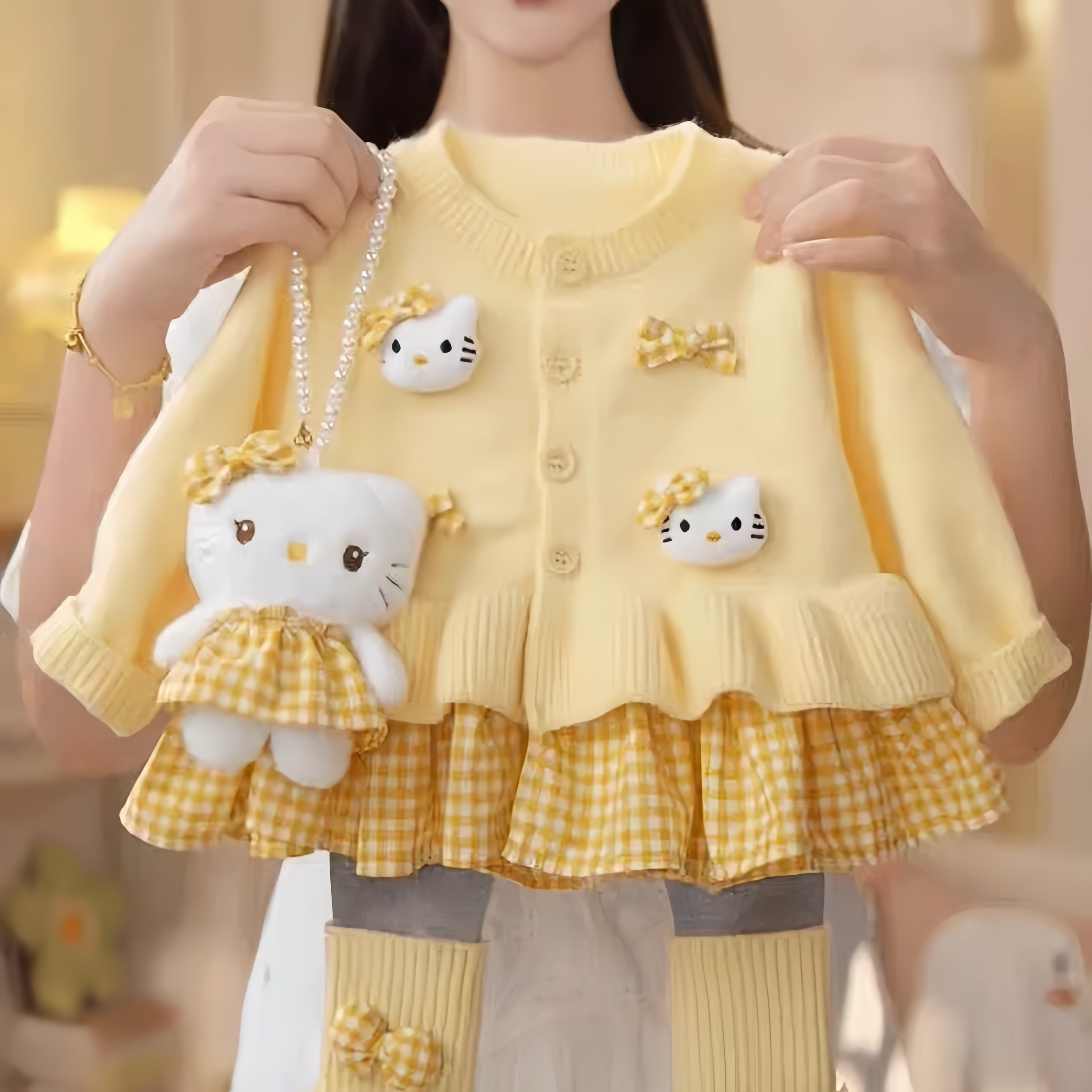 2025女童毛衣开衫外套2025秋冬季新款女宝宝毛线婴儿针织衫上衣潮