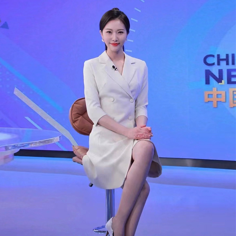 西装裙正式场合白领工作服连衣裙