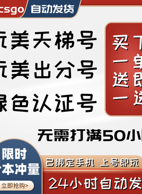 csgo2完美世界对战平台天梯账号普通玩家号绿色认证完美csgo2账号
