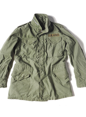 古着 VINTAGE M-65 SO-SEW 野战夹克 1969年铝拉 SAMLL-LONG m65