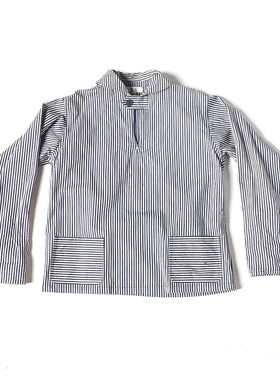 日本制 早期型 套头DECK USN 甲板工作服  山核桃条纹