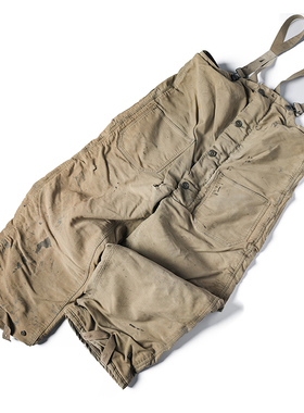 古着 1950年代后期型DECK OVERALL 甲板服背带裤 实物元年 垃圾品