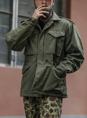 恶犬BRONSON纯棉贡缎M-51野战夹克M51军事复刻重磅外套M43 M65