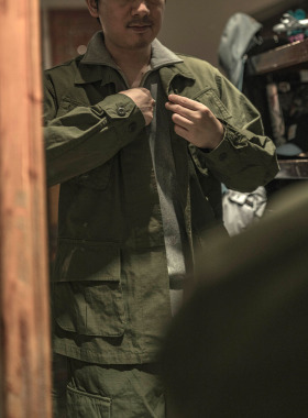 NON STOCK 热带作战服TCU纯棉防刮布版本 男士军迷夹克外套OG 107