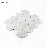 Гексагон натуральный камень мраморная мозаичная плитка фона фона стены выставочная стена Простой современный гексагональный культурный камень