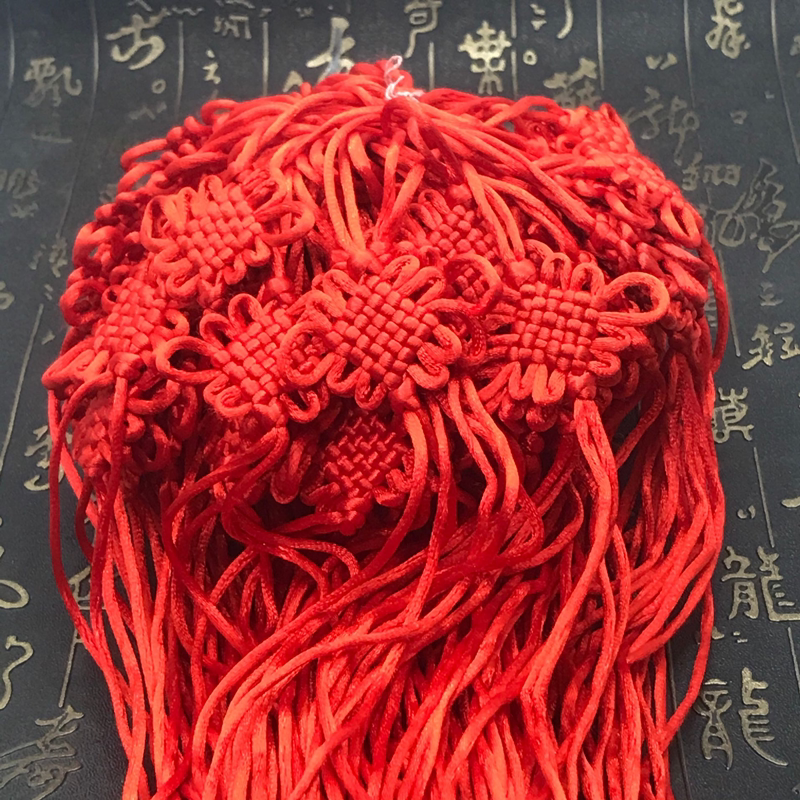 100个装小号中国结挂件6盘单色结特色老外礼品6盘中国结厂家直销