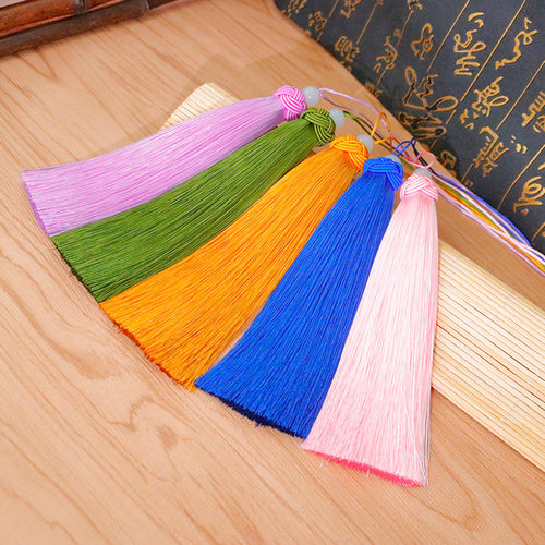 15厘米硬线帽菠萝结流苏吊穗涤冰丝穿珠穗子服装十字绣配饰车挂件