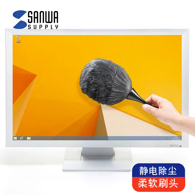 日本SANWA山业键盘刷清洁刷除尘刷电脑刷小刷子机械键盘相机除静电含导电丝笔记本台式机清洁刷工具苹果电脑