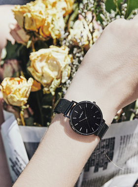 benken星空满天星手表女时尚简约潮流防水女士日历石英表7135FQ