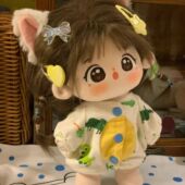 同款 松饼20cm厘米棉花娃娃直炸毛裸娃公仔软妹玩偶超萌礼物治愈