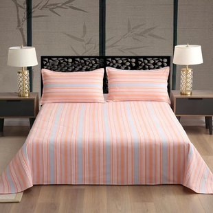 老粗布床单单件纯棉冰丝凉滑亚麻棉麻麻布夏季 出口欧美余单